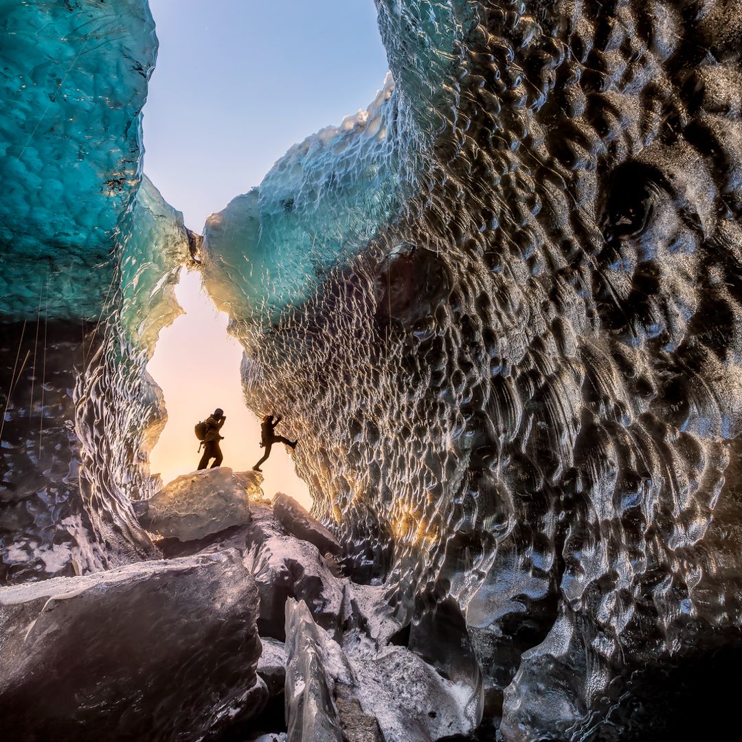 Ice cave in Iceland