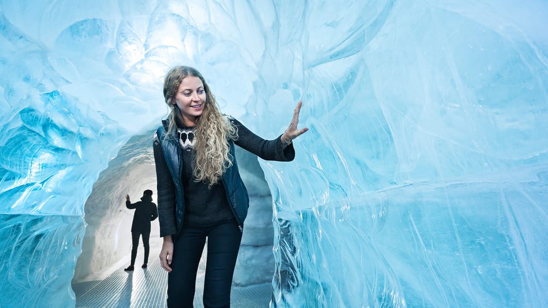 Ice cave in Perlan museum