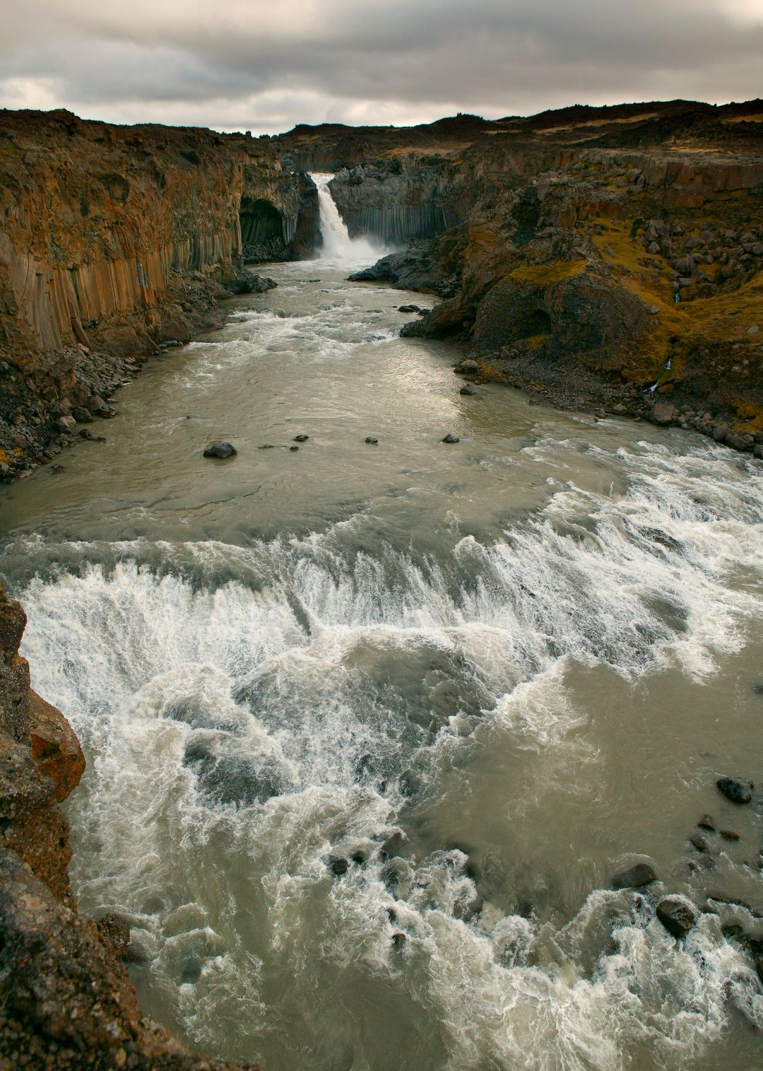 Aldeyjarfoss Waterfall