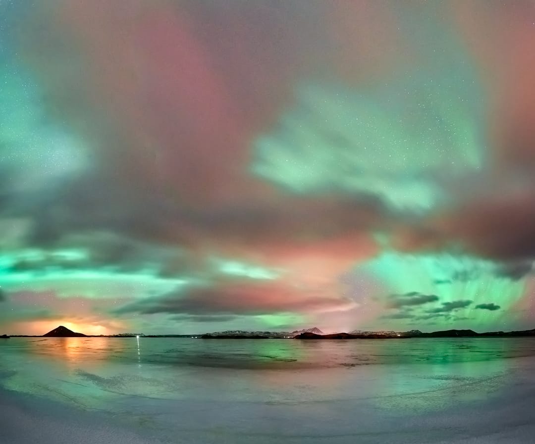 Northern lights in Iceland
