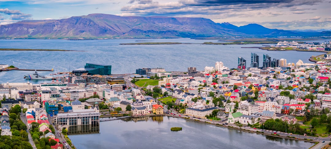 Esjan view from Reykjavik