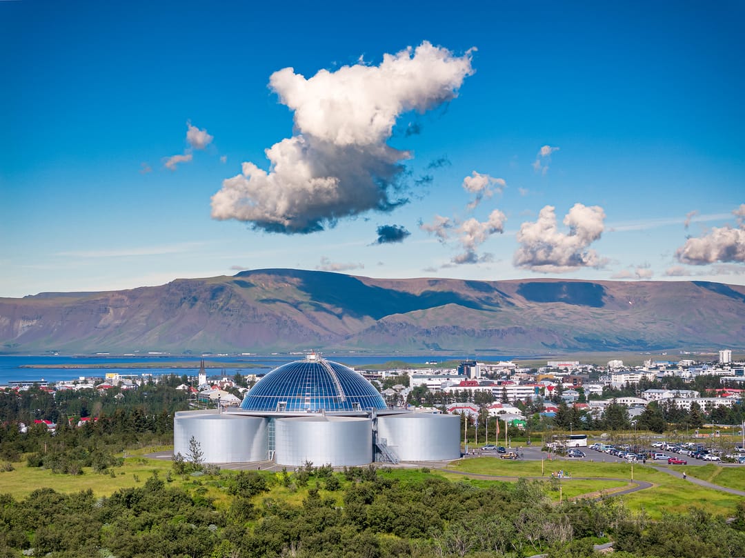 Aerial view of Perlan