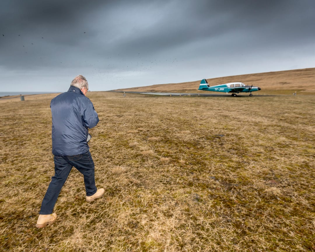 grimsey island in Iceland 