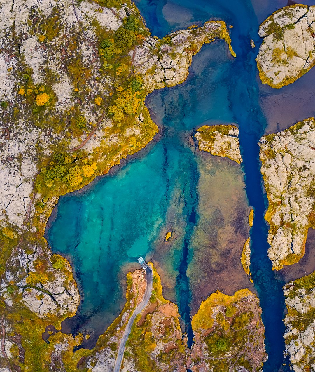 Silfra Lake at Þingvellir National Park