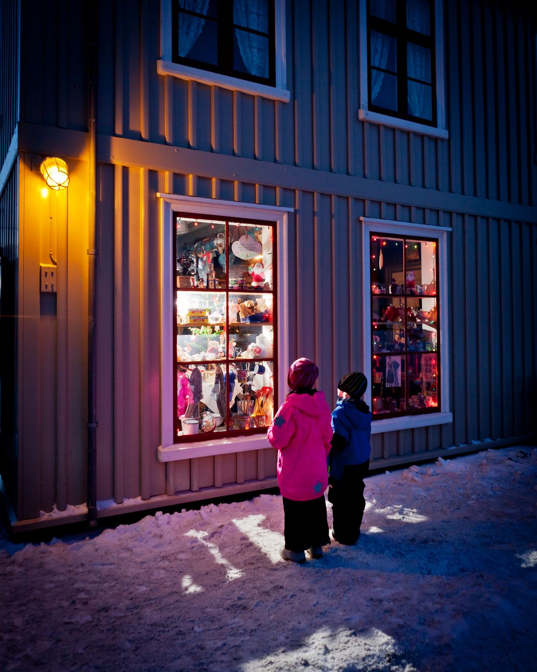 The Arbaer Open Museum in Reykjavik in December