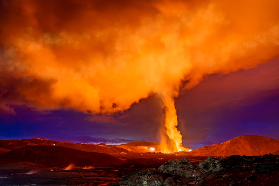 Volcanic eruption