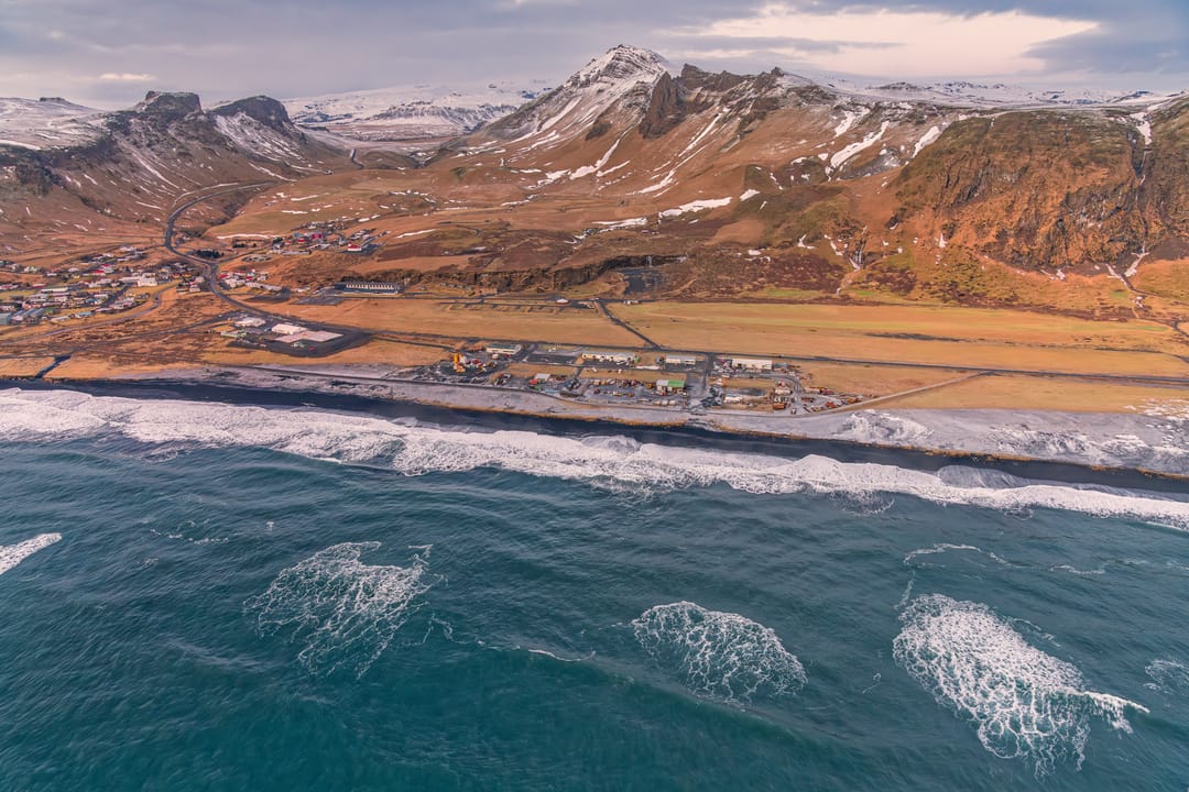 Vík during autumn