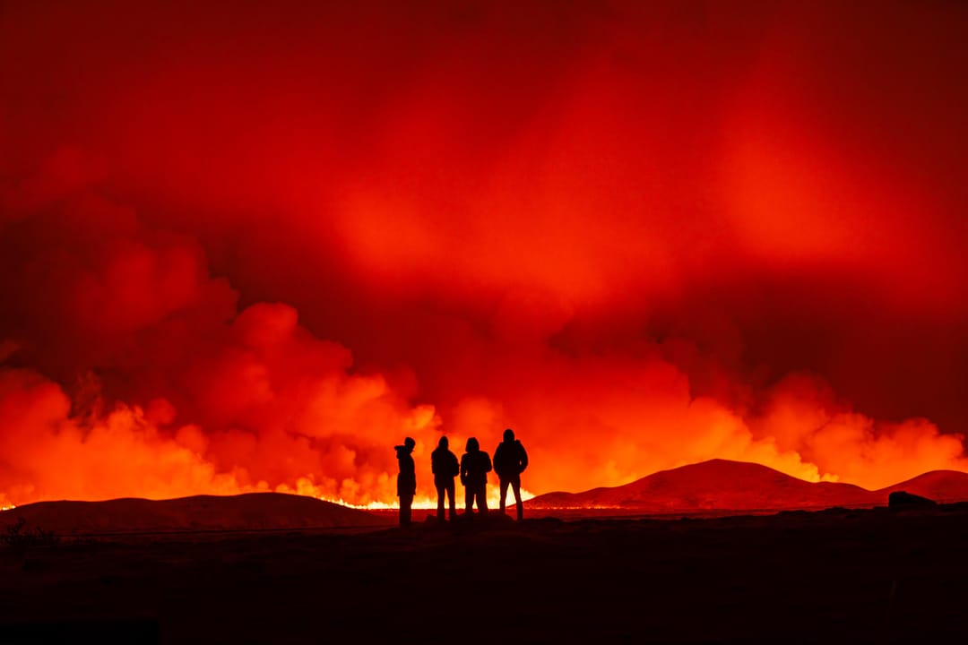 Volcanic eruption at Sundhnukagigar