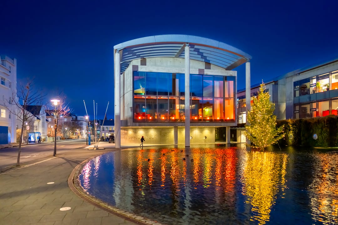 The pond Reykjavik 
