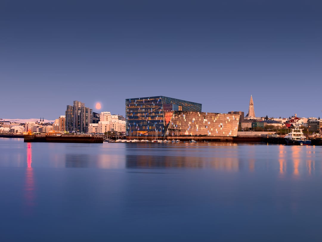 Harpa Concert Hall in Reykjavik