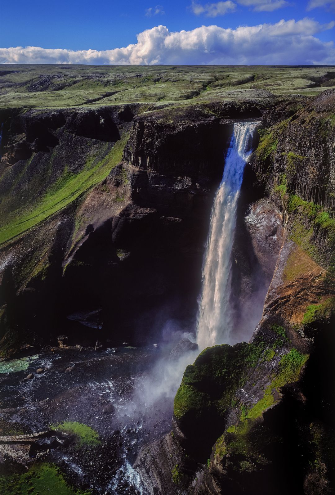 Háifoss waterfall