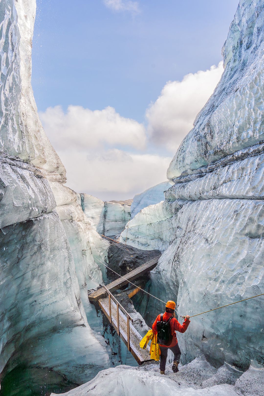 De la grotte de glace de Katla