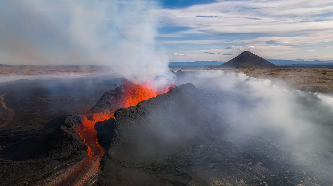 Eruption site