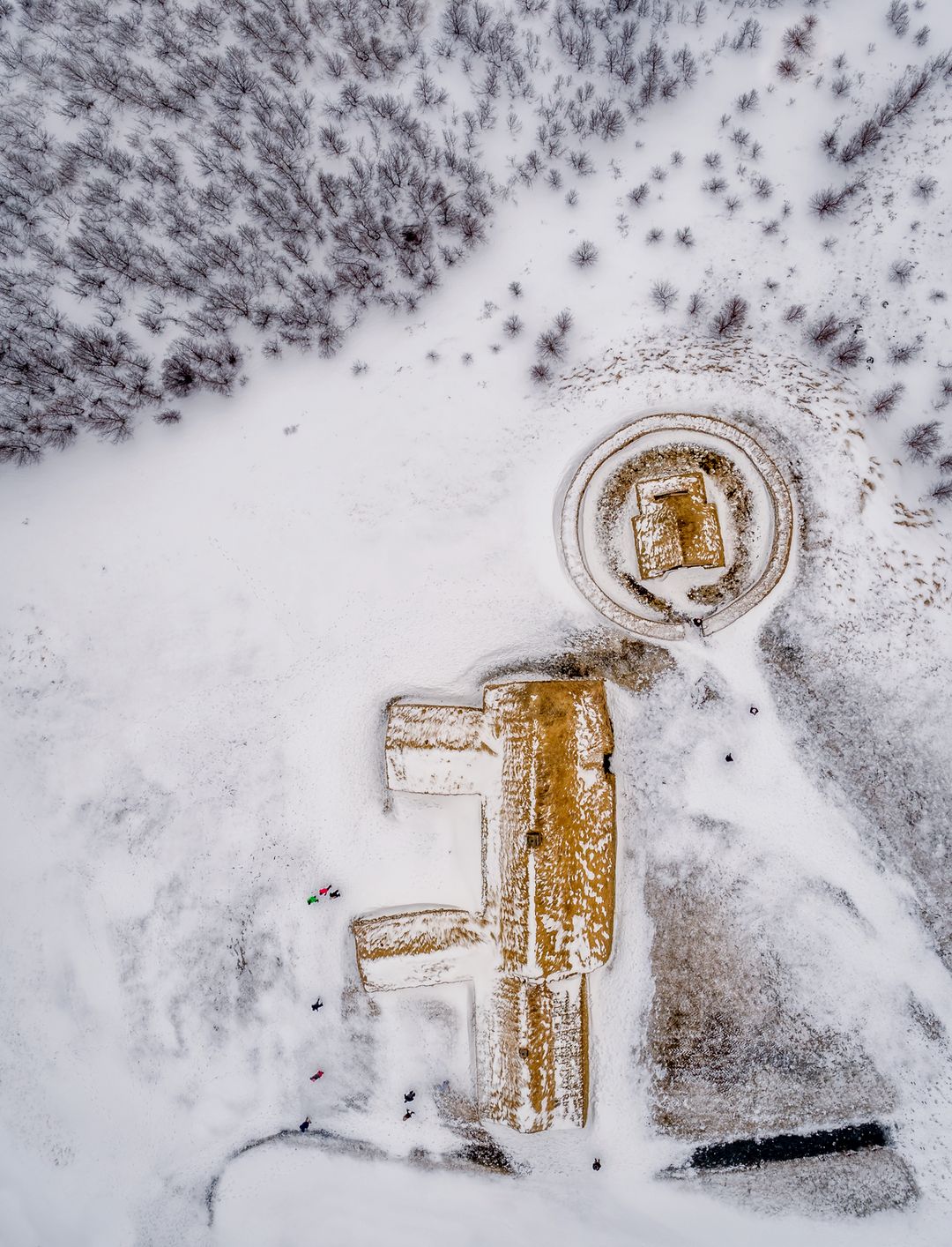 stong thjorsardalurm winter bird´s eye