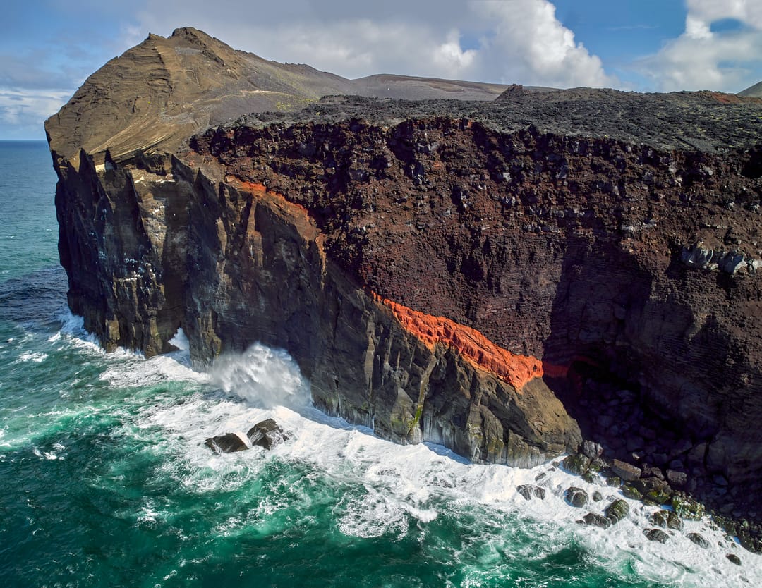 Shore of Surtsey island