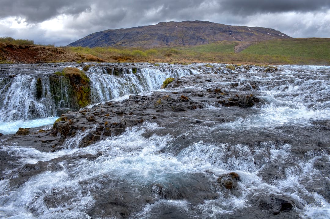 Bruarfoss Waterfall