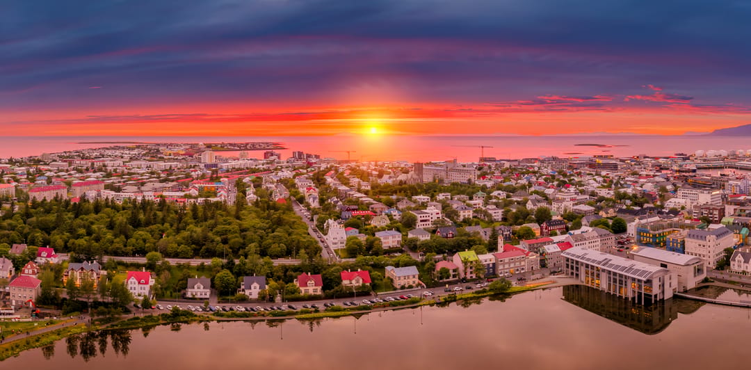 Reykjavik sunset