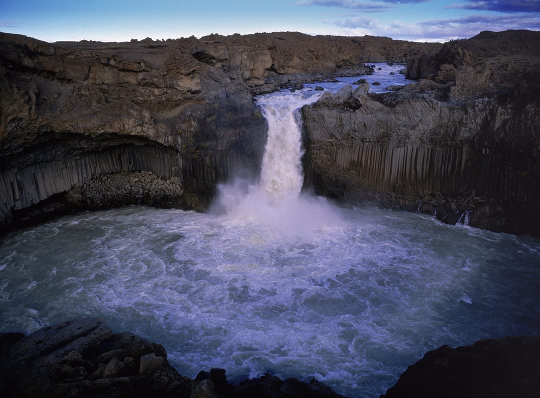 Aldeyjarfoss Waterfall