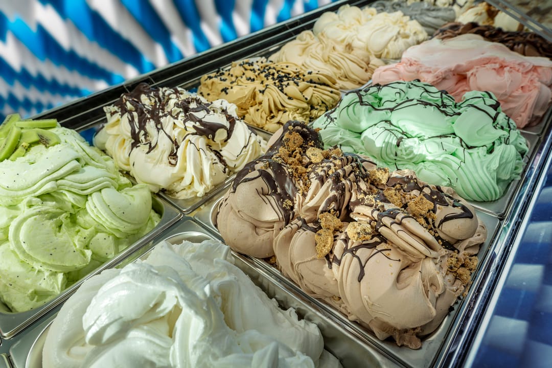 ice cream flavours at perlan