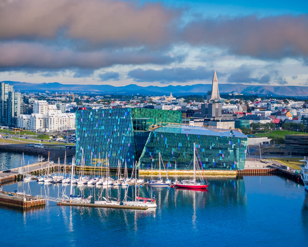 Harpa Concert Hall in Reykjavik