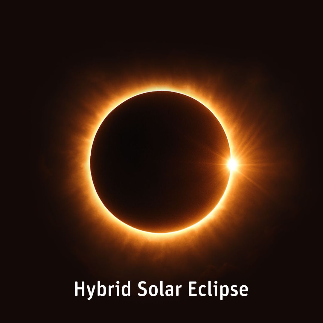 Hybrid solar eclipse 