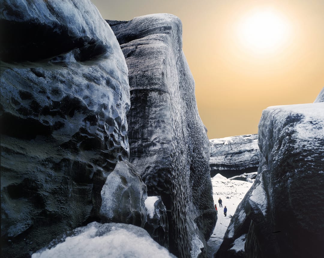 Ice cave in Iceland