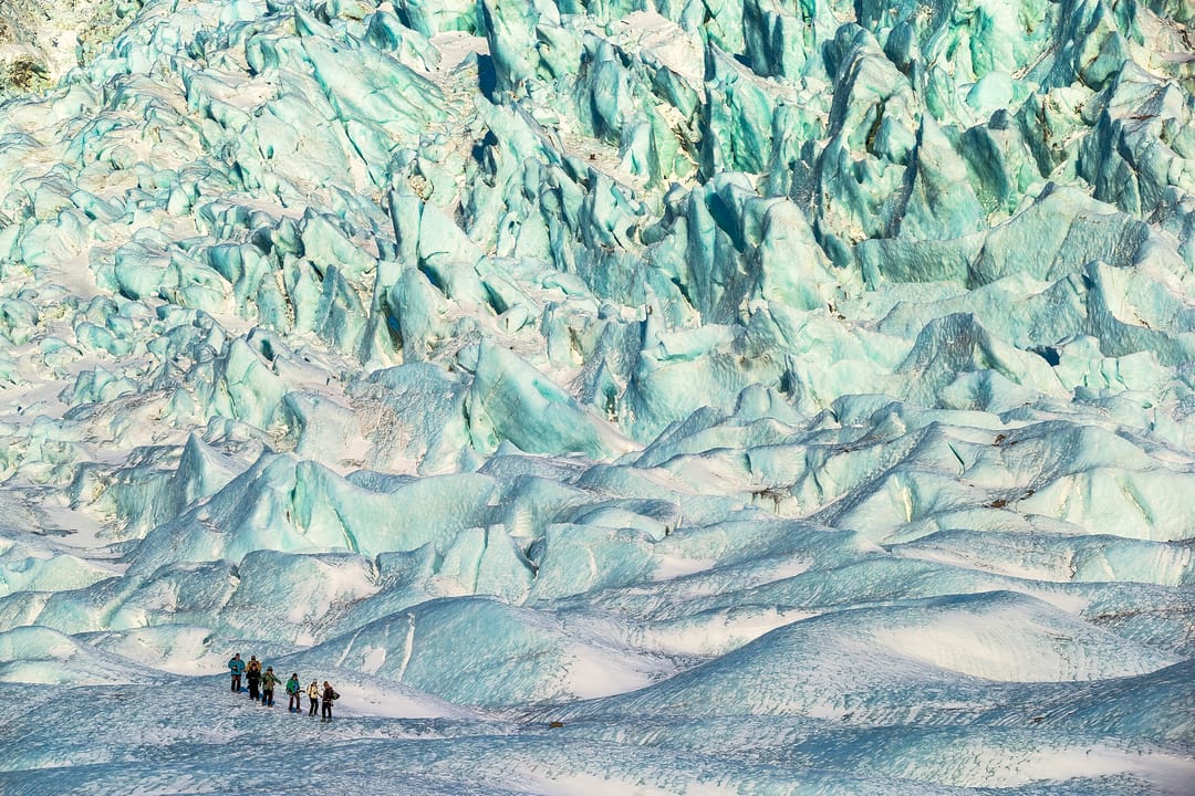 Glacier hiking in Iceland