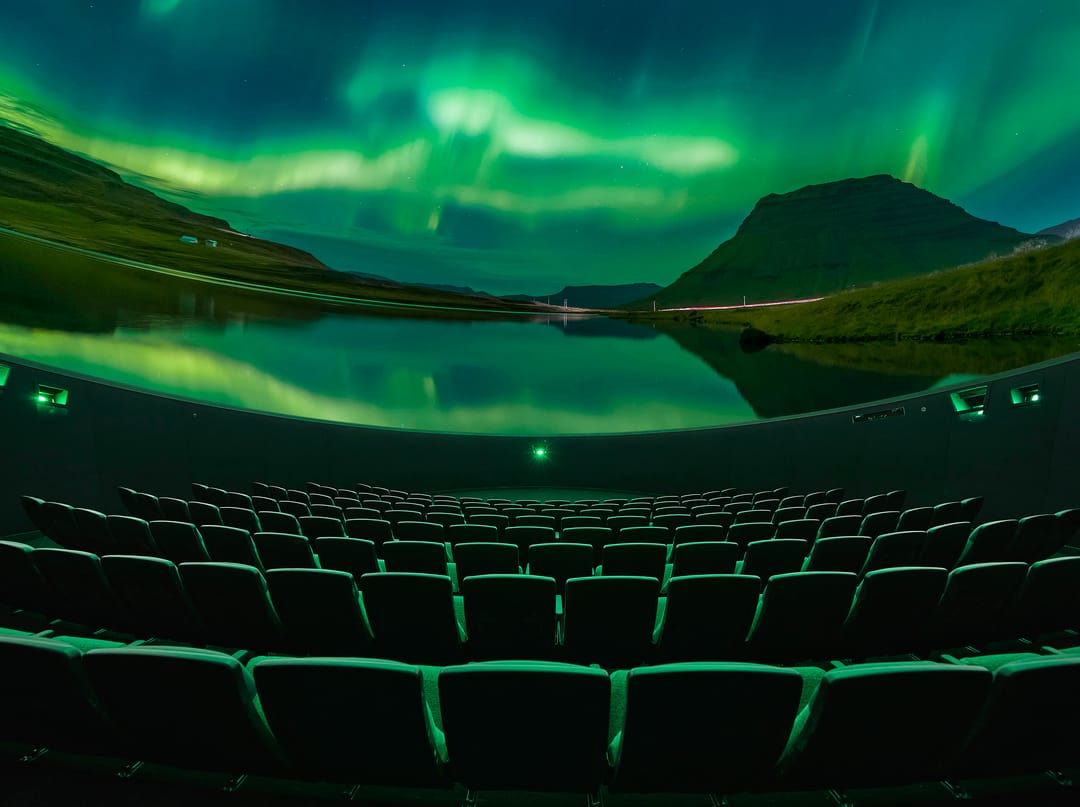 Arora Northern Lights Planetarium show at Perlan