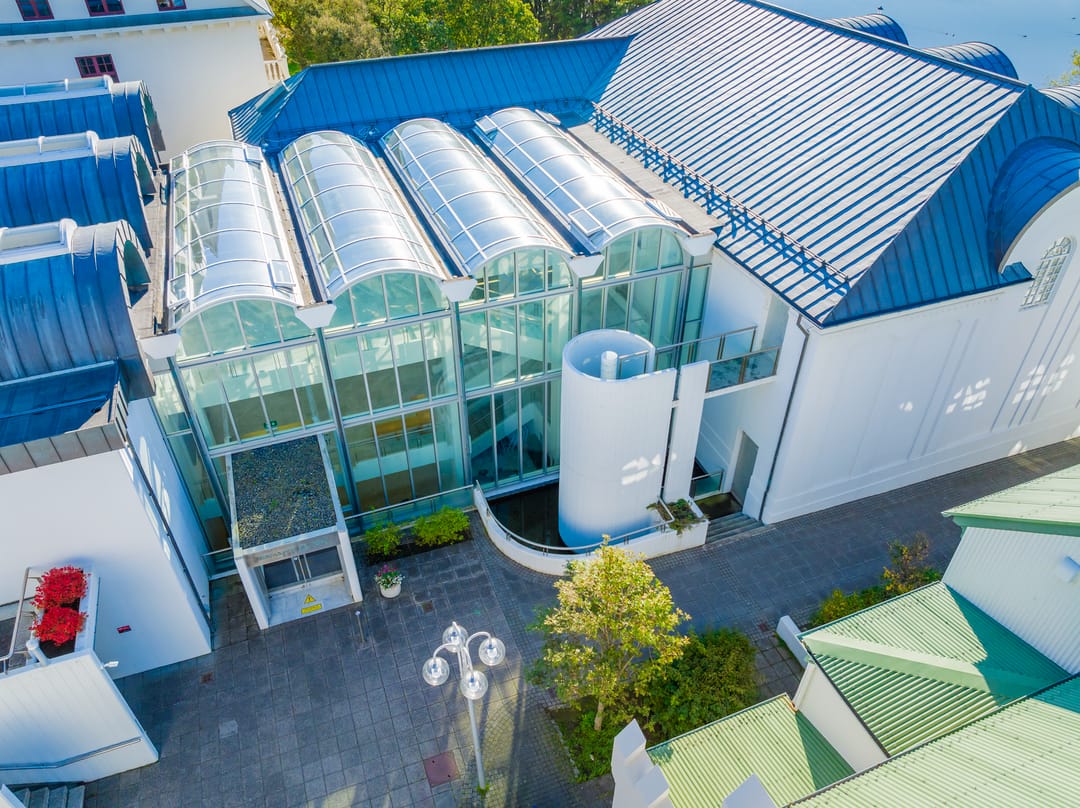 National Gallery of Iceland aerial shot
