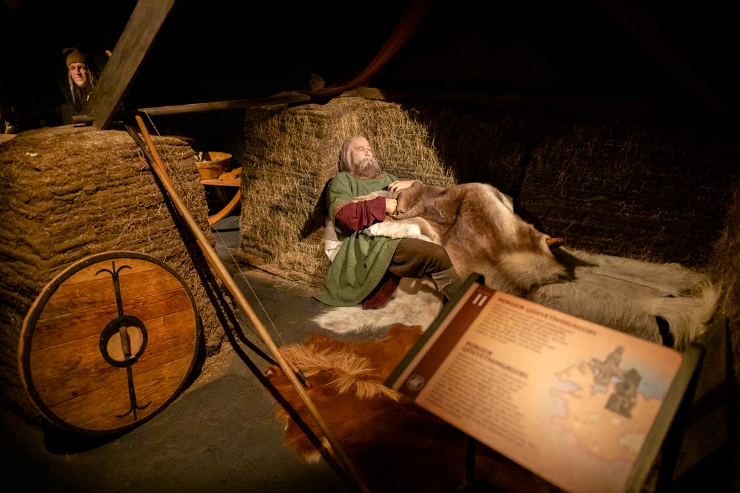 Viking history at the Saga Museum in Reykjavik