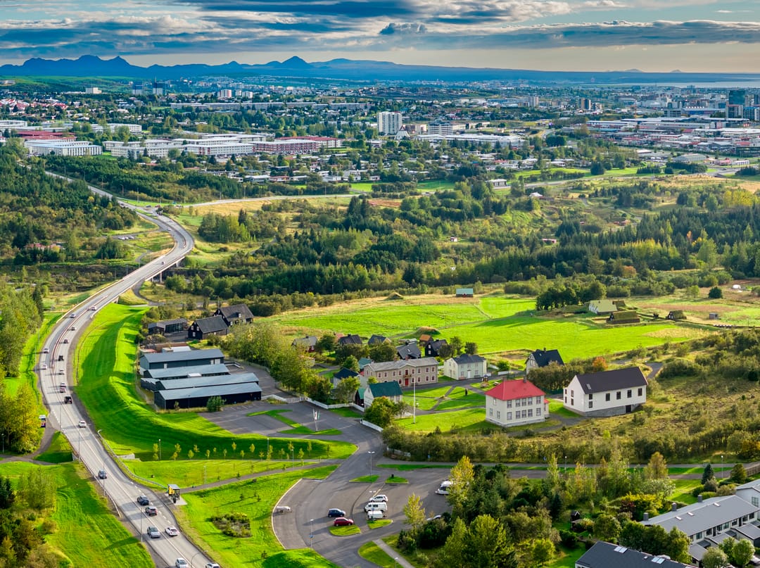 elliðaárdalur in summer