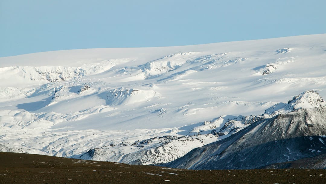 koldukvislarjokull glacier in Iceland