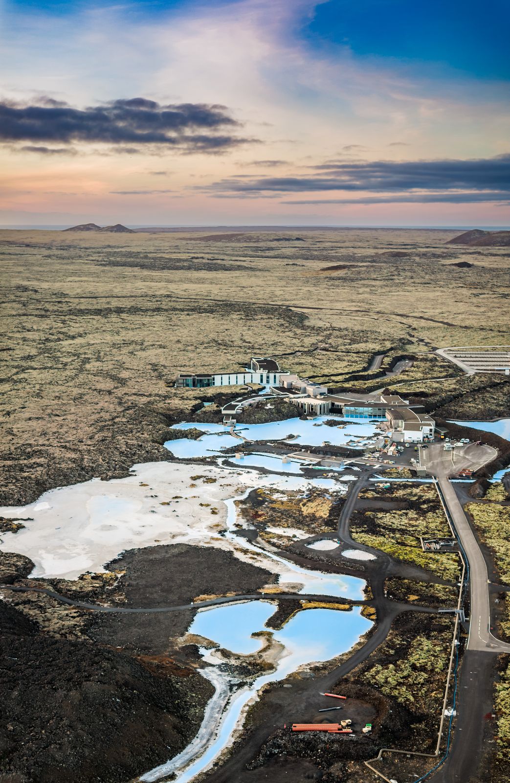 View of Blue Lagoon in Iceland
