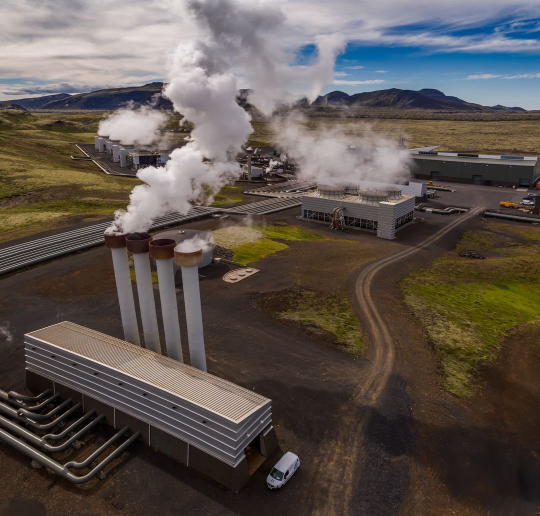 Hellisheiðavirkjun geothermal energy plant in Iceland
