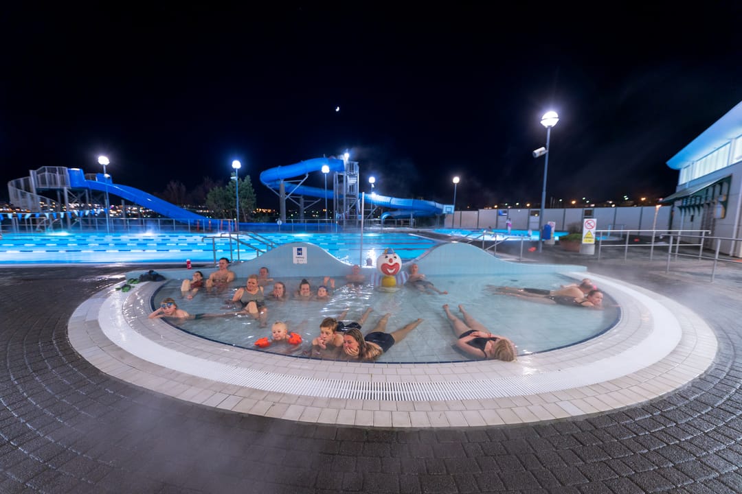 Geothermal pool in Iceland