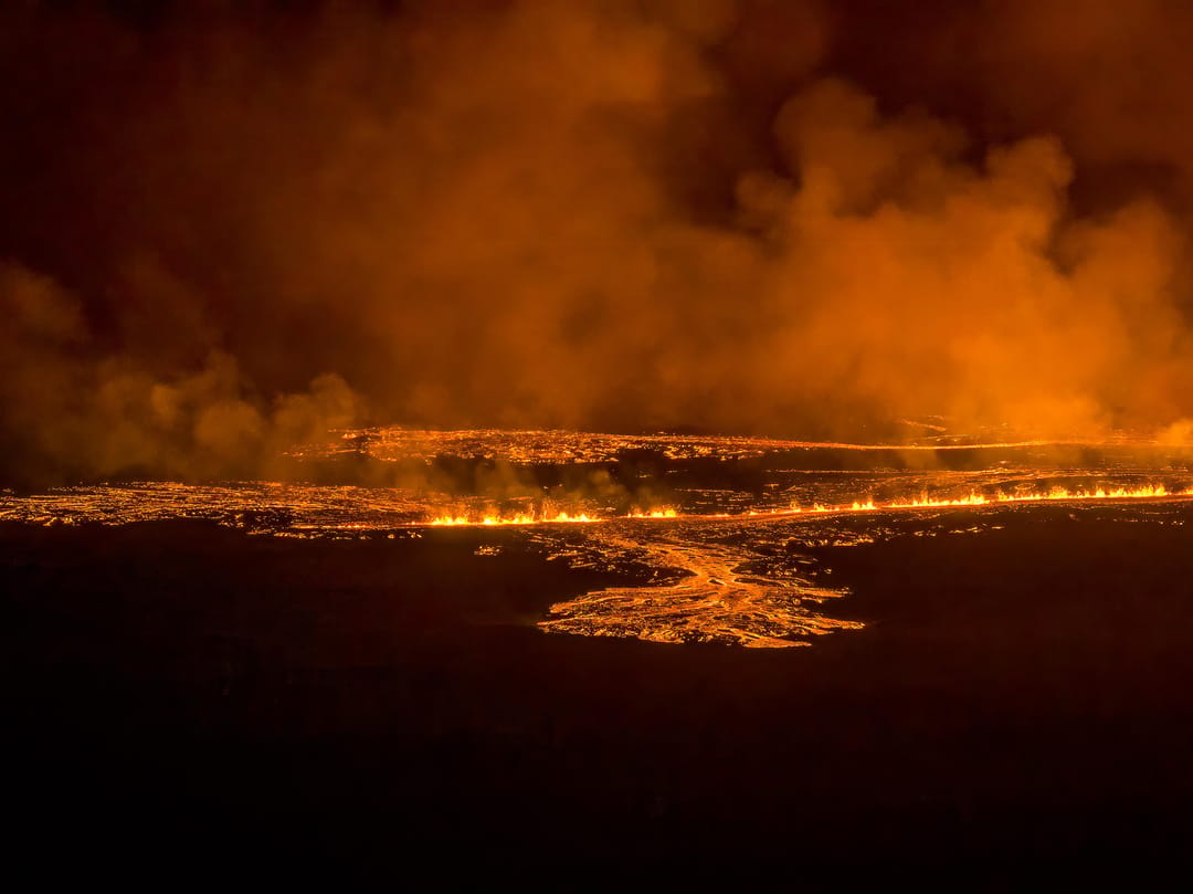 Sundhnukagigar eruption December 2023
