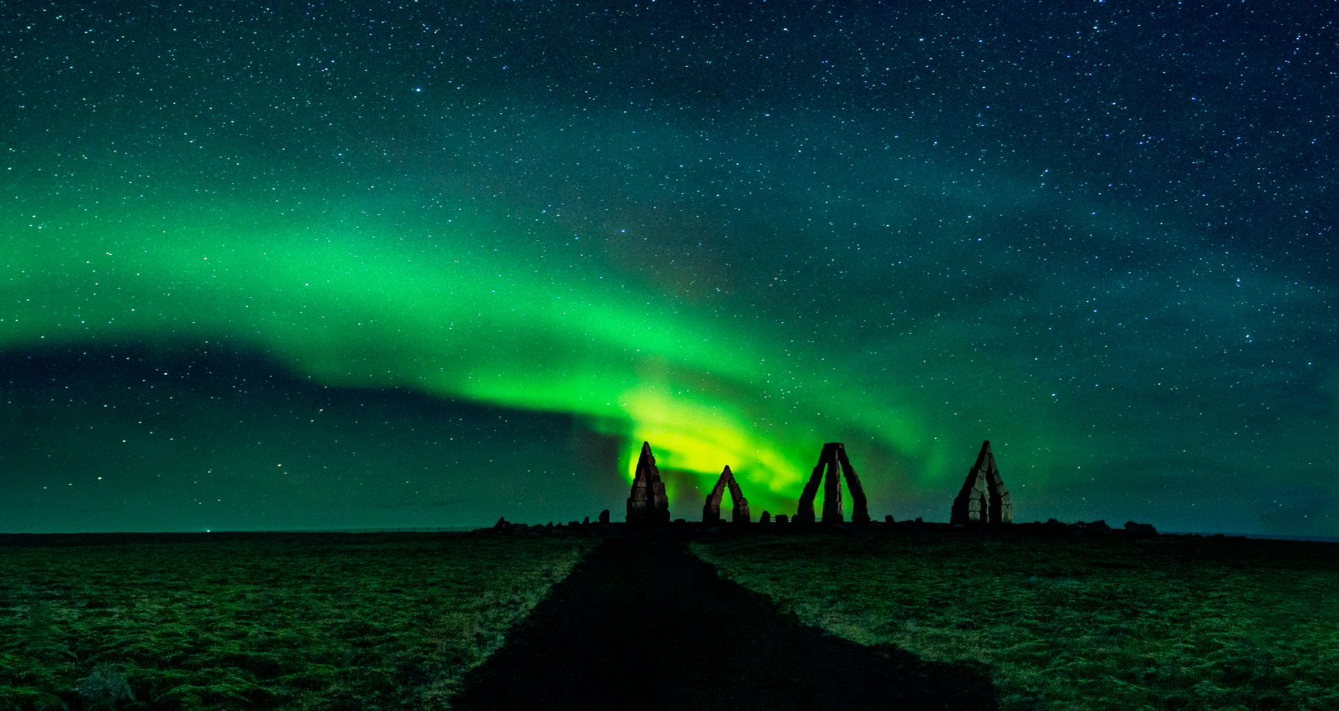 Northern lights in Iceland