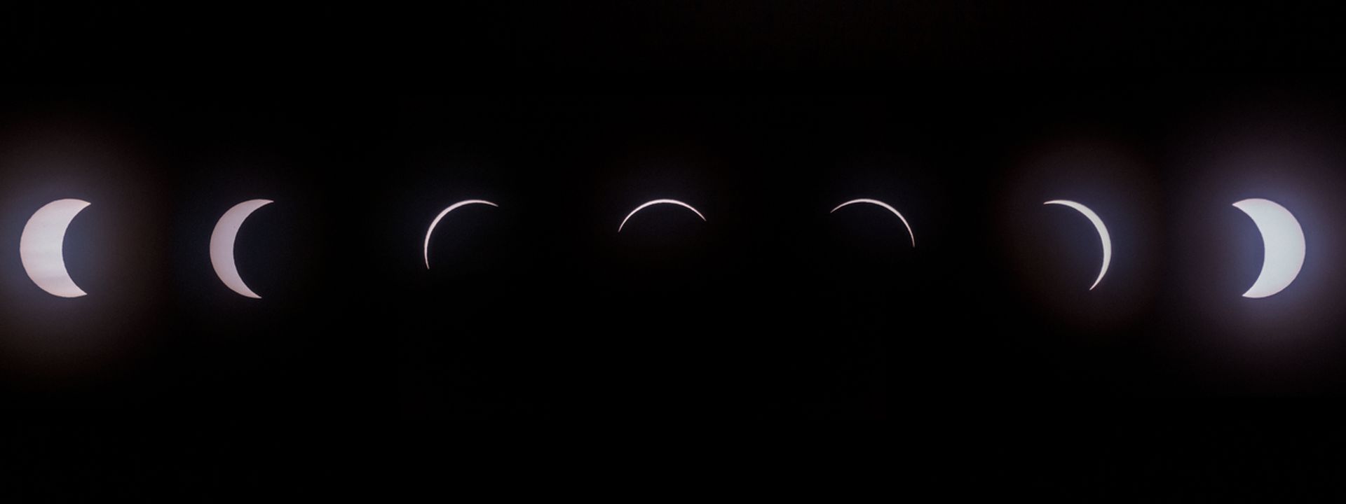 Stages of a solar eclipse