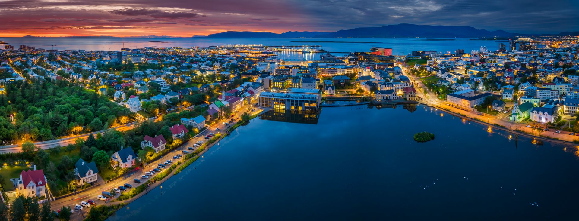 Reykjavik sunset