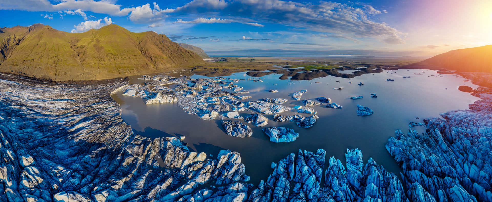 view of Skaftafellsjökull Glacier