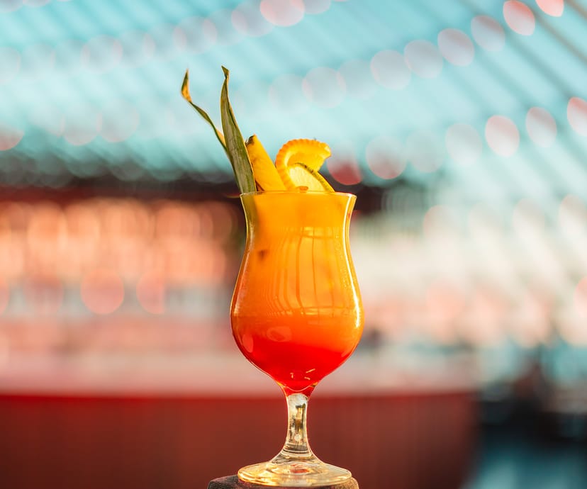 Cocktail at the Perlan Bar