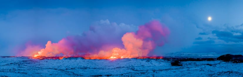 Sundhnukagigarod eruption in Reykjanes