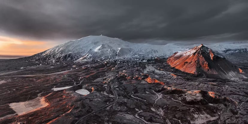 Snæfellsjökull volcano iceland