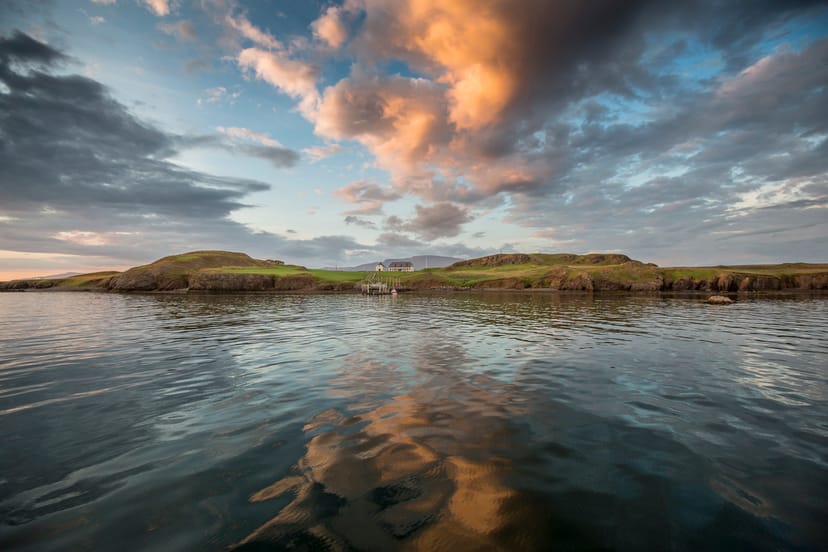 Viðey Island in Iceland