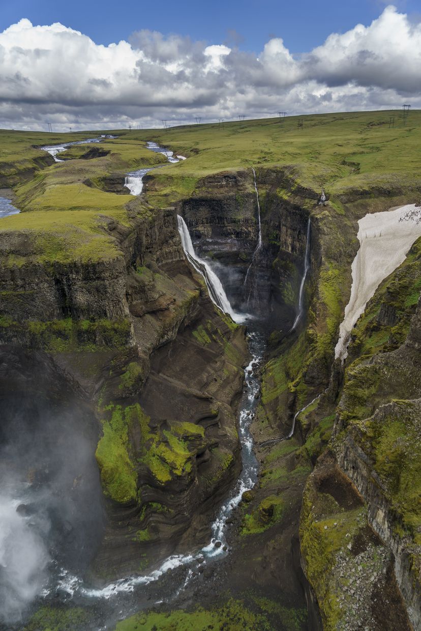 Háifoss waterfall