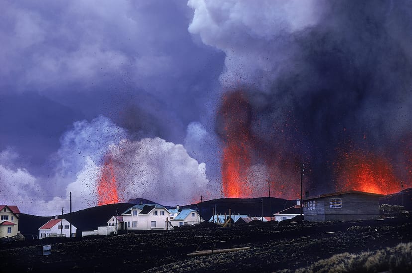 Vestmannaeyjar 1973 eruption