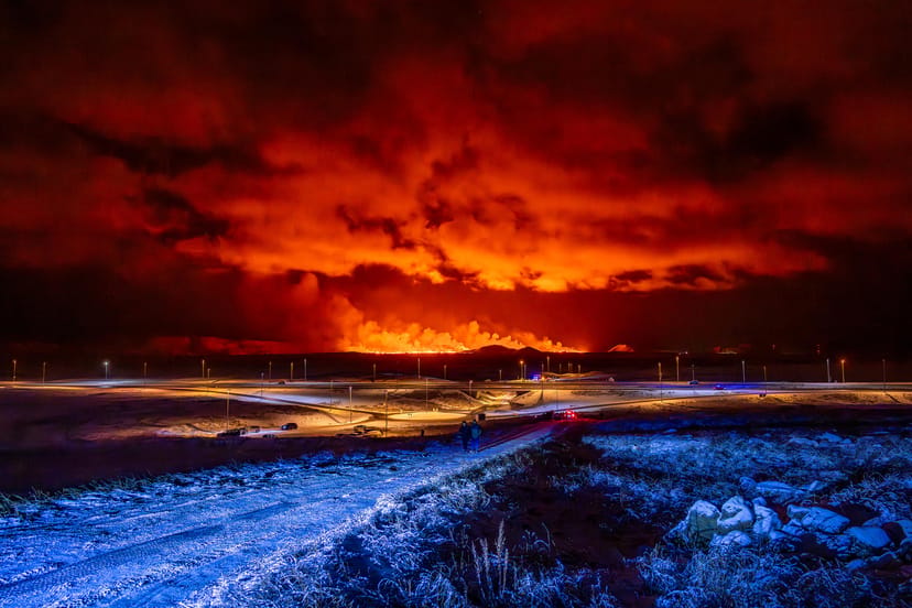 Sundhnukagigar eruption in December 2023