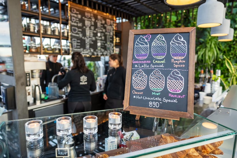 Perlan cafe is one of Reykjavik most popular coffee shops