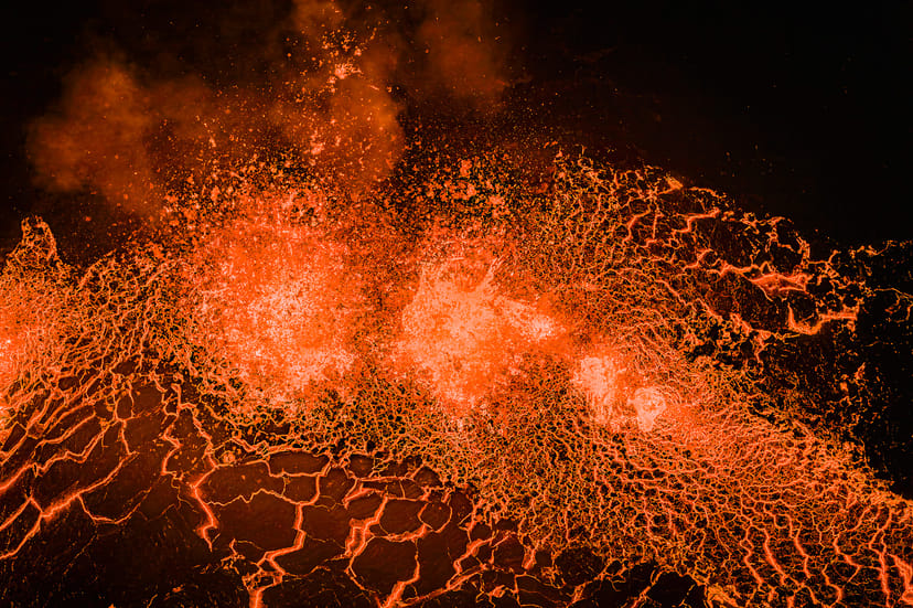 Sundhnukagigaroð Crater Row Eruption