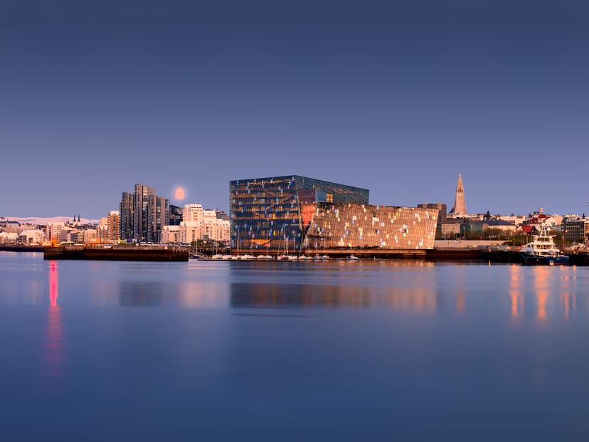Harpa and Hallgrimskirkja